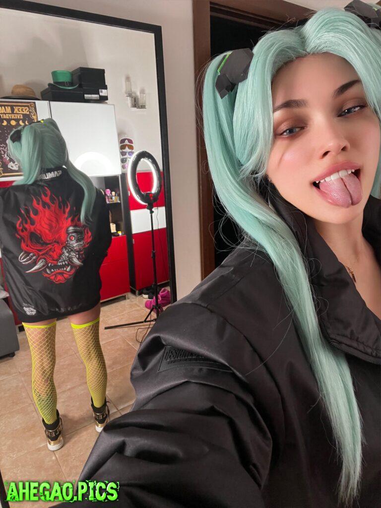 On tongue or on my tits