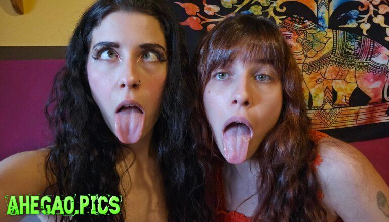 Sister can't surpass my level of ahegaoness!!