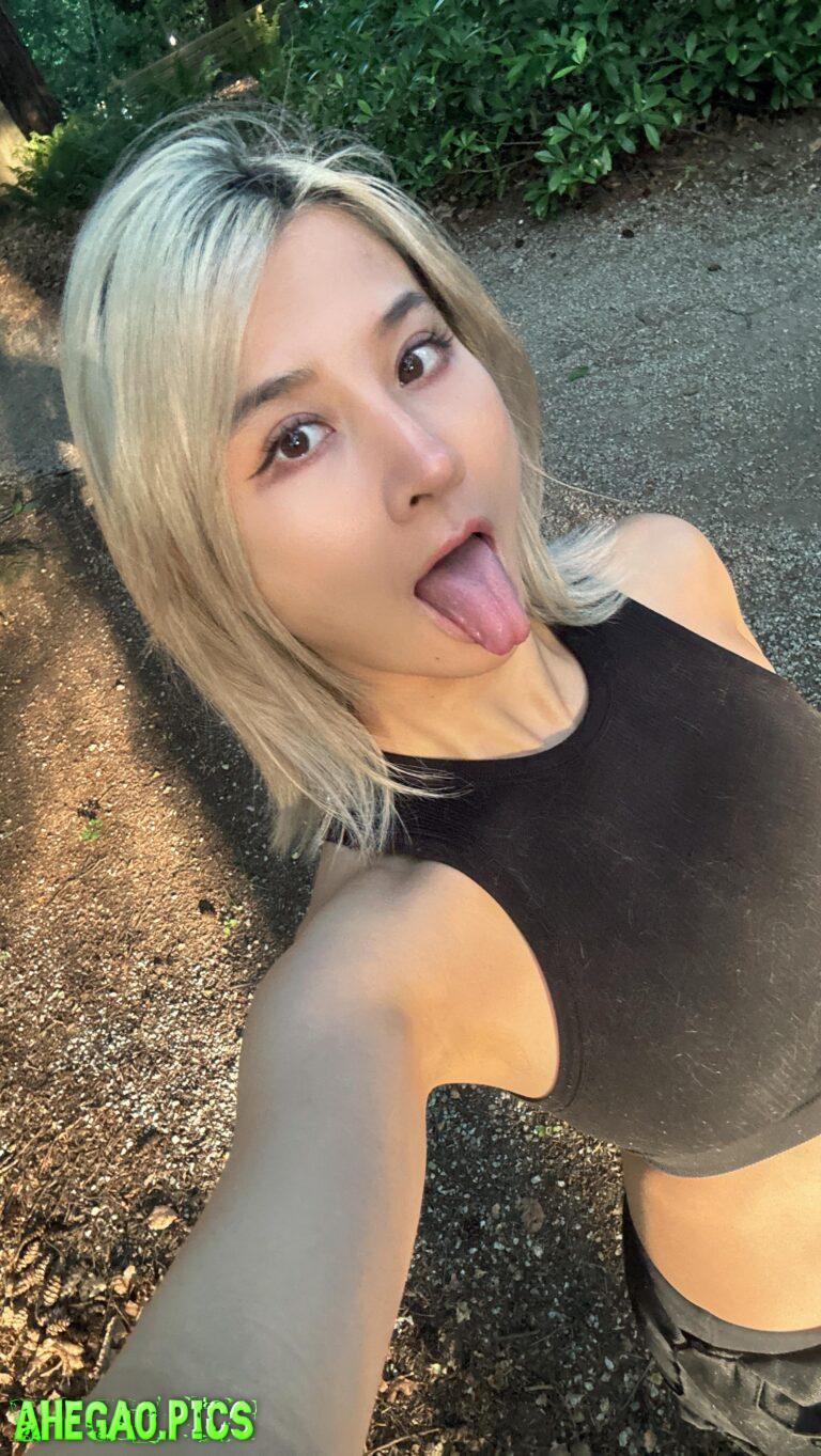 ahegao in the woods