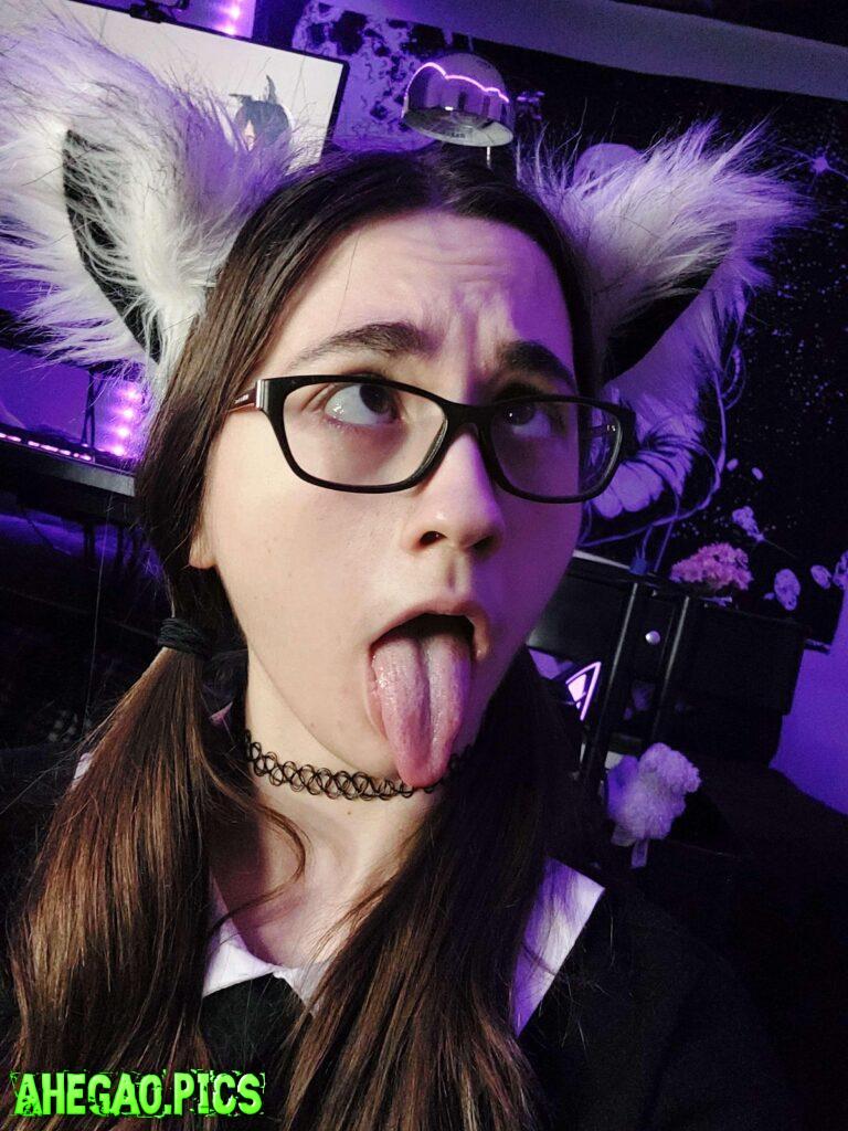 goth ahegao puppy slut >W<